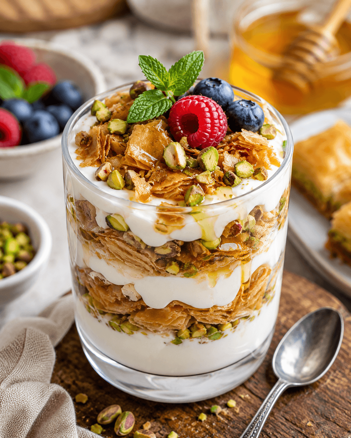 Baklava-Inspired Yogurt Parfait