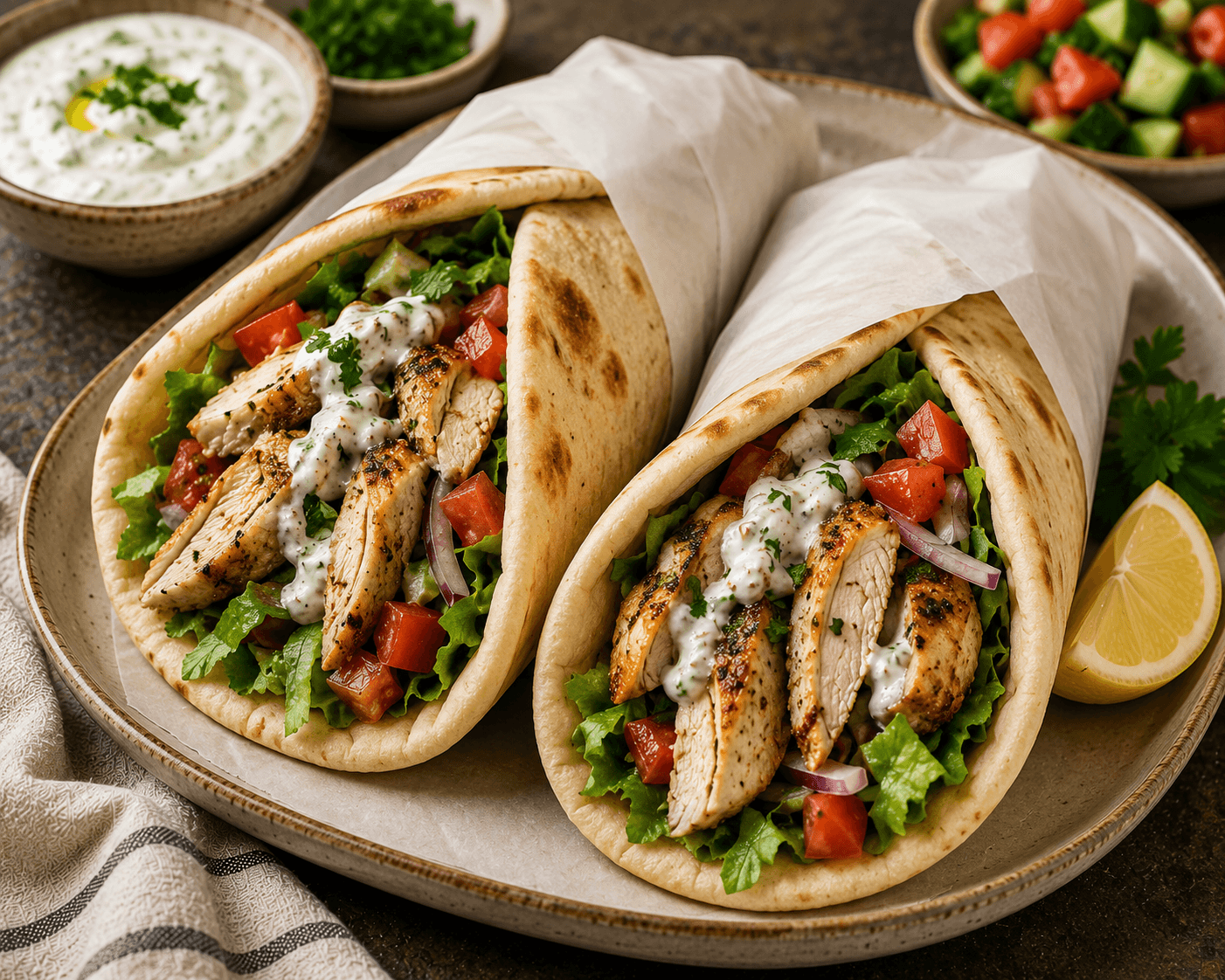 Chicken Pita Wrap